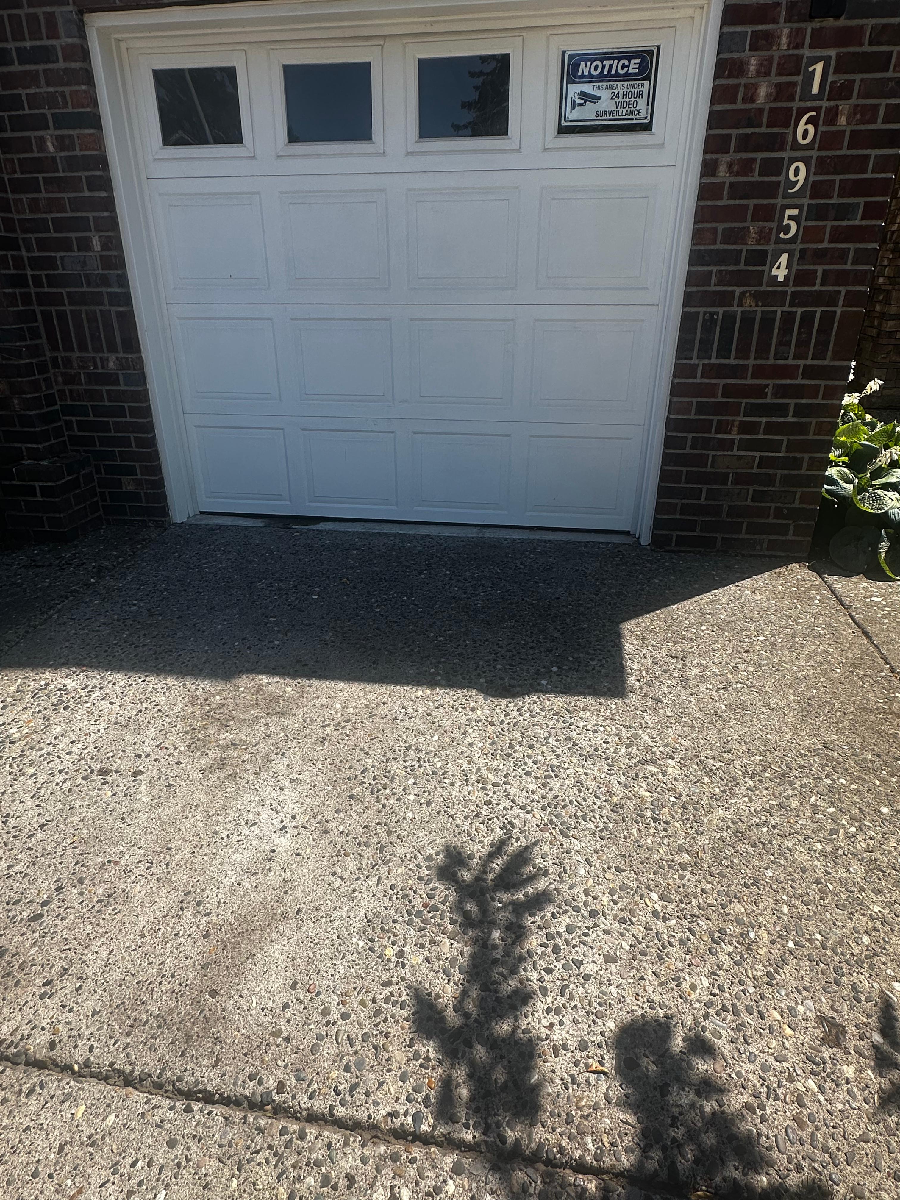 After Driveway Cleaning