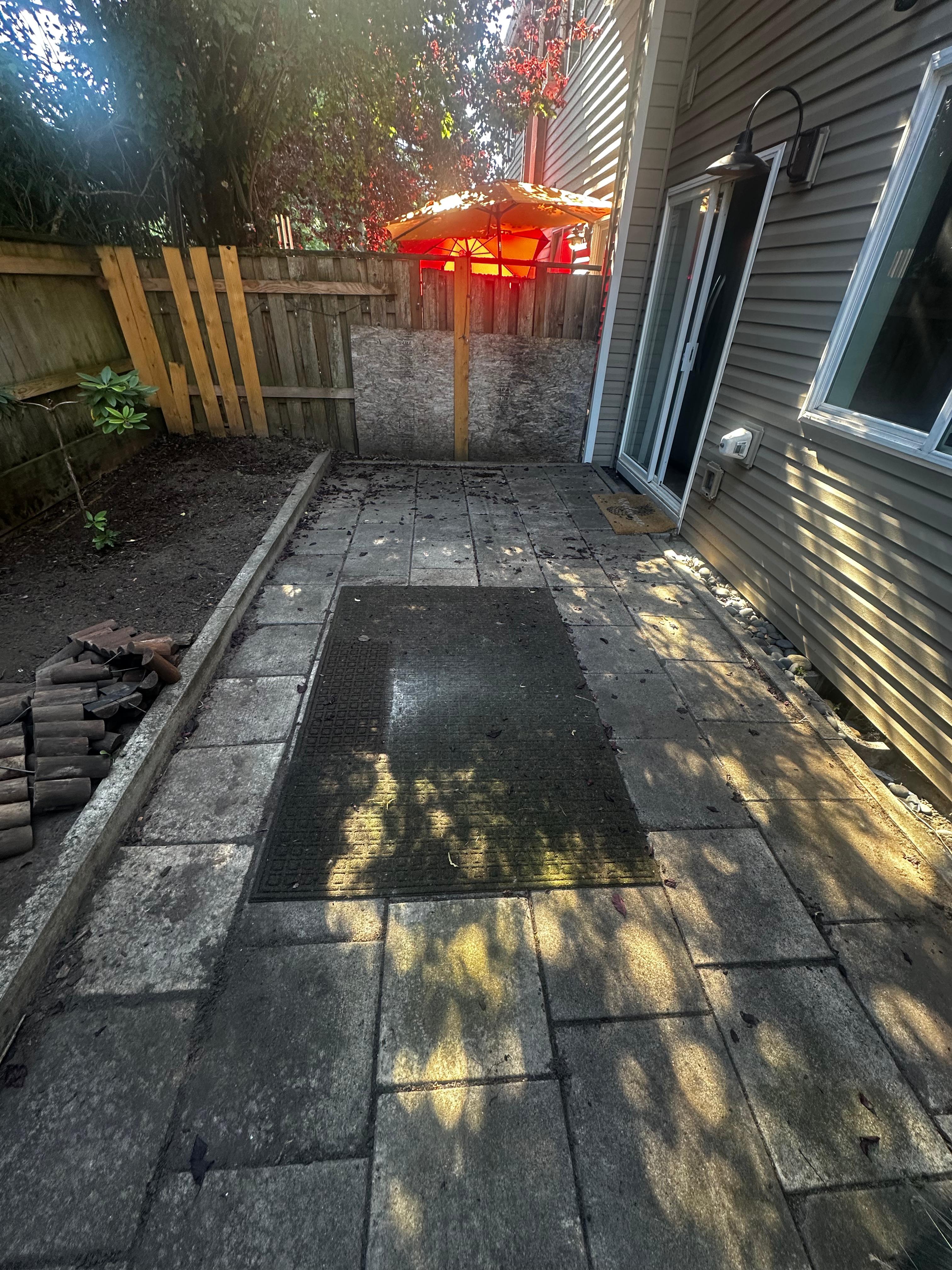 Before Patio Restoration